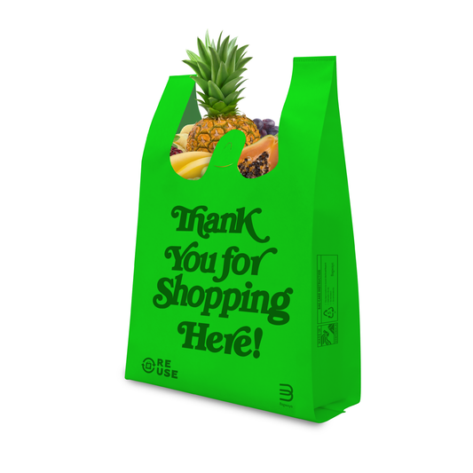 300 Pack T-Shirt Bag Green